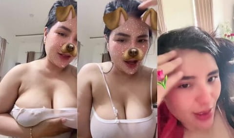 Risa Habis Mandi Gak Sabar Pamer Belahan di Tiktok